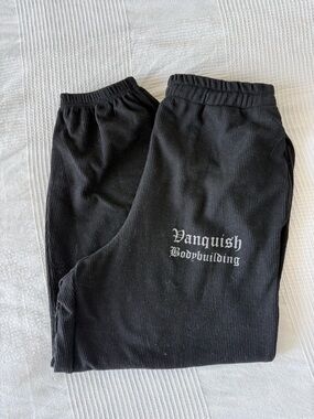 Vanquish Bodybuilding Men's Black Sweatpants